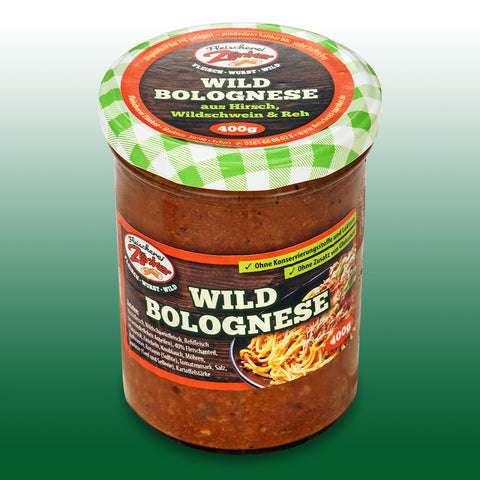 Wildbolognese im Glas